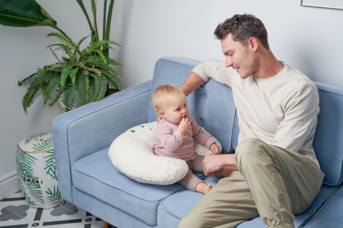 Miniland Ergonomiczna poduszka do karmienia ECO-friendly - Królik