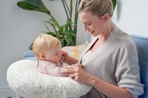 Miniland Ergonomiczna poduszka do karmienia ECO-friendly - Królik