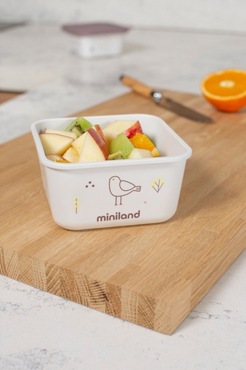 Miniland Pojemniki hermetyczne ECO-friendly 2x400 ml - Pisklę