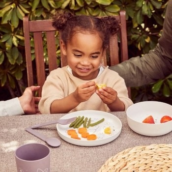 Miniland Zestaw stołowy 5-częściowy ECO-friendly - Pisklę