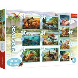 Puzzle 10w1 W świecie dinozaurów 90390 Trefl