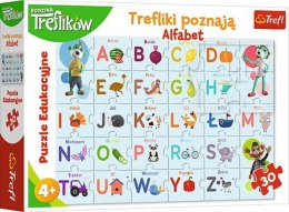Puzzle 30el Edukacyjne Trefliki poznają alfabet 15553 Trefl p6