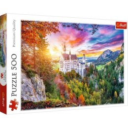 Puzzle 500el Widok na zamek Neuschwanstein Niemcy 37427 Trefl