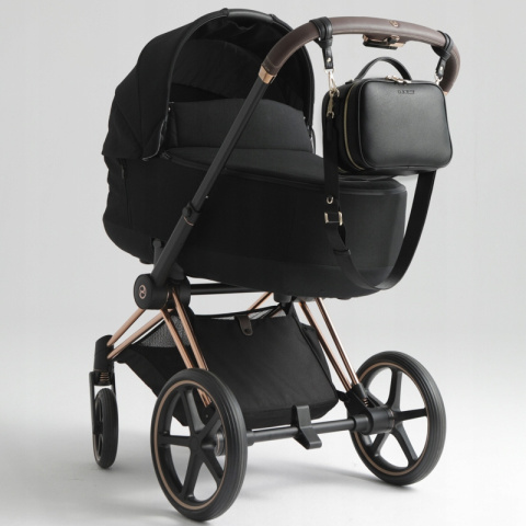 VERA Joissy Torebka crossbody i organizer do wózka 2w1 dla Mamy - black