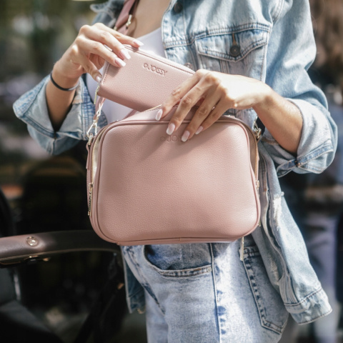 VERA Joissy Torebka crossbody i organizer do wózka 2w1 dla Mamy - chic pink