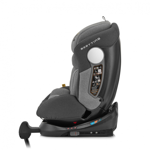Hexagon Pro i-Size Sesttino 0-36 kg obrotowy 360° fotelik samochodowy z Isofix - Gray
