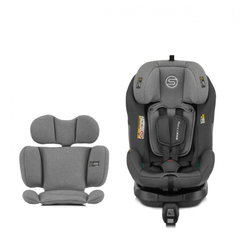 Hexagon Pro i-Size Sesttino 0-36 kg obrotowy 360° fotelik samochodowy z Isofix - Gray