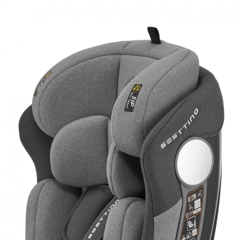 Hexagon Pro i-Size Sesttino 0-36 kg obrotowy 360° fotelik samochodowy z Isofix - Gray