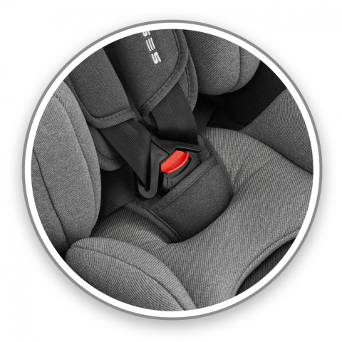 Hexagon Pro i-Size Sesttino 0-36 kg obrotowy 360° fotelik samochodowy z Isofix - Gray