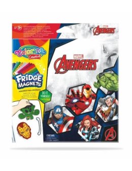 Magnes na lodówkę mix 6 wzorów Avengers 91468 Colorino Creative