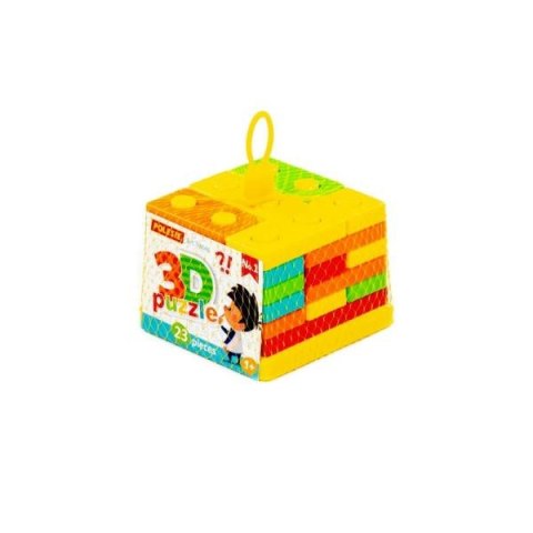 Polesie 93646 Zabawka edukacyjna "3D puzzle" Nr1 (23 elementów) (w siatce)