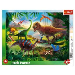 Puzzle 25el ramkowe Dinozaury 31343 Trefl p16