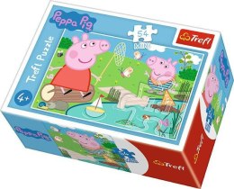 Puzzle 54el Mini Peppa Pig Wesoły dzień Świnki Peppy 54169 19627,19628,19626,19625 Trefl p240 Cena za 1szt
