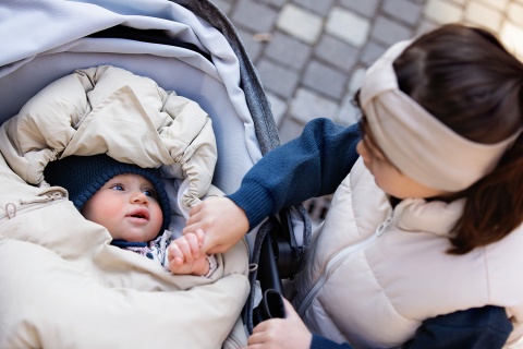 Śpiworek do wózka/fotelika Voksi Explorer - szary