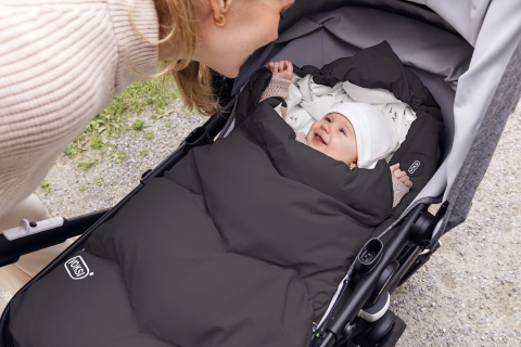 Śpiworek do wózka/fotelika Voksi Explorer - zielony motylki