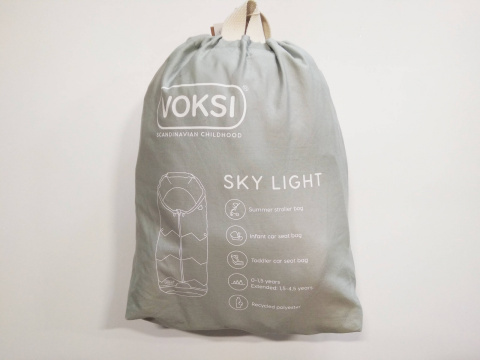 Śpiworek do wózka/fotelika Voksi Sky Light - granatowy