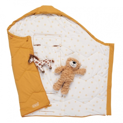 Śpiworek do wózka/fotelika Voksi Sky Light - musztardowy