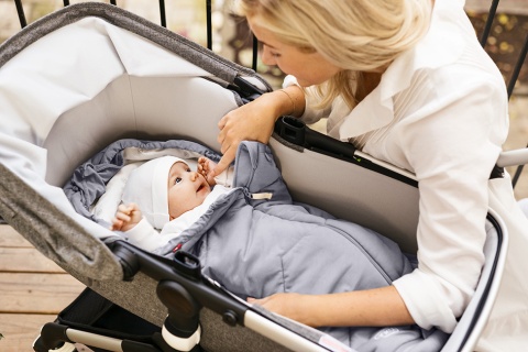 Śpiworek do wózka/fotelika Voksi Sky Light - musztardowy