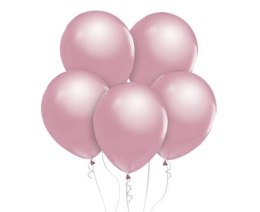 Balony Beauty&Charm, metaliki j. różowe 12