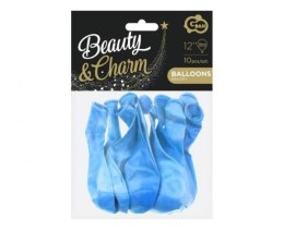 Balony Beauty&Charm, metaliki jasnoniebieskie 12