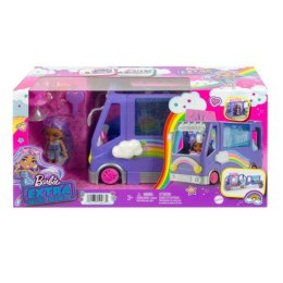 PROMO Barbie Extra Minibus koncertowy + Lalka Mini Minis HKF84 MATTEL