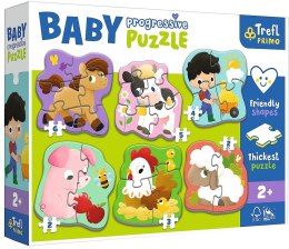 TREFL 44000 Puzzle Baby Progressive - Farma