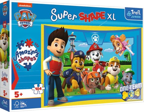 TREFL 50016 Puzzle 104 XL Psi Przyjaciele / Paw Patrol