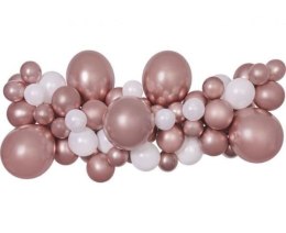 Girlanda balonowa DIY Różowo-złota, 65 szt. 31393