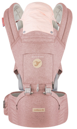 HONEY Colibro 12w1 nosidło dla dzieci od 3 do 24 miesięcy, do 18kg - Sweet Pink