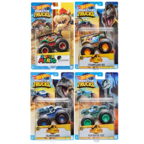 Hot Wheels Monster Trucks Pojazd filmowy 1:64 mix (TGT) HJG41 p6 MATTEL cena za 1 szt