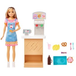 Lalka Barbie Skipper Pierwsza praca Bar z przekąskami HKD79 MATTEL