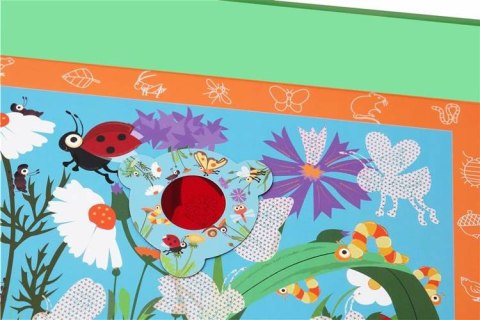 Scratch, 2 w 1 Puzzle magnetyczne i gra Szukaj z lupą - Robaczki 30 el.