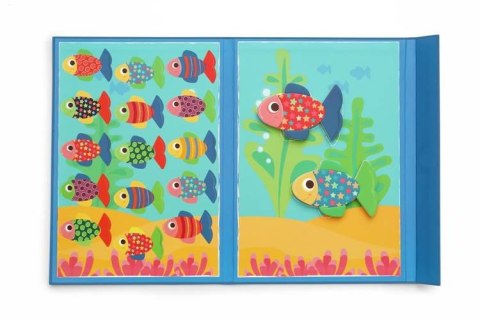 Scratch, magnetyczna układanka - kształty i kolory Rybki