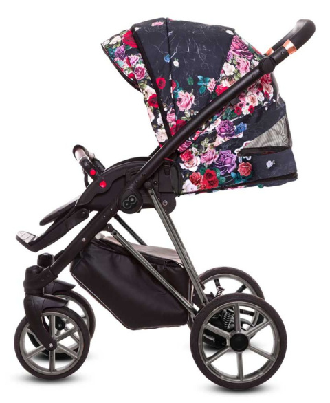 Sport Musse BabyActive wózek spacerowy idealny na drogi i bezdroża - Dark Rose