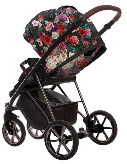 Sport Musse BabyActive wózek spacerowy idealny na drogi i bezdroża - Dark Rose