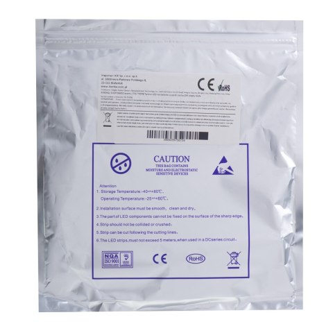 Taśma LED wodoodporna na baterie USB czujnik ruchu 1M 59LED ciepły biały