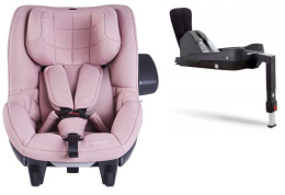 AEROFIX RWF 2.0 + baza IQ i-Size 67-105 cm Avionaut fotelik samochodowy 0-17,5KG - AF.NL.05 Pink