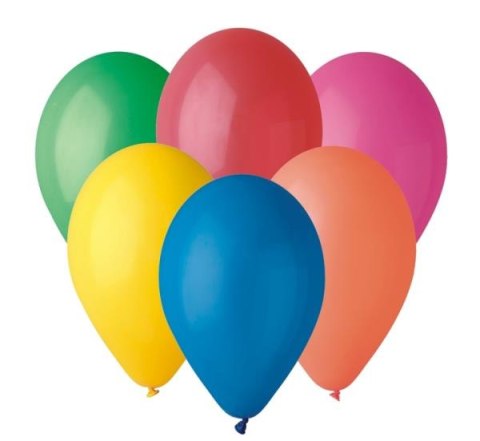 Balon G90 pastel 10 - różnokolorowe 100 szt.