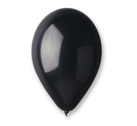 Balon GM90 metal 10" - czarny / 100szt