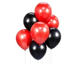 Bukiet balonowy B&C czerwono-czarny 7szt Godan