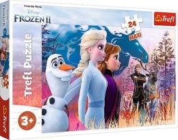 Puzzle 24-Maxi Magiczna wyprawa. Frozen 2. Kraina Lodu 14298 TREFL p8