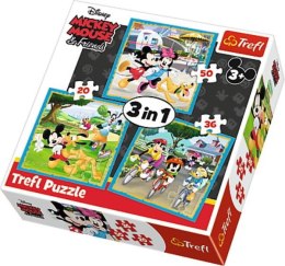 Puzzle 3w1 Myszka Miki z przyjaciółmi 34846 Trefl p8