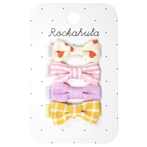 Rockahula Kids - 4 spinki do włosów Wanderlust Fabric Bow
