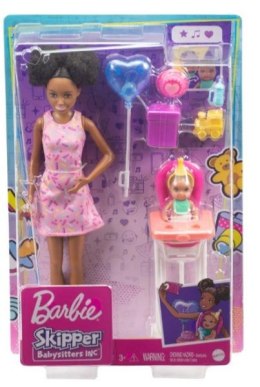 PROMO Barbie Lalka Skipper Miniurodziny krzesełko GRP41 MATTEL