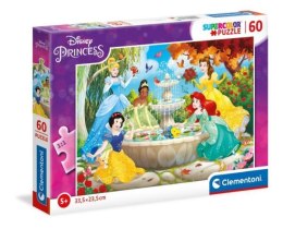 Clementoni Puzzle 60el Disney Princess. Księżniczki przy fontannie 26064