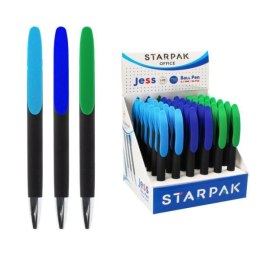 Długopis automatyczny 0.7 Off Jess mix kolorów Starpak, mix cena za 1 szt