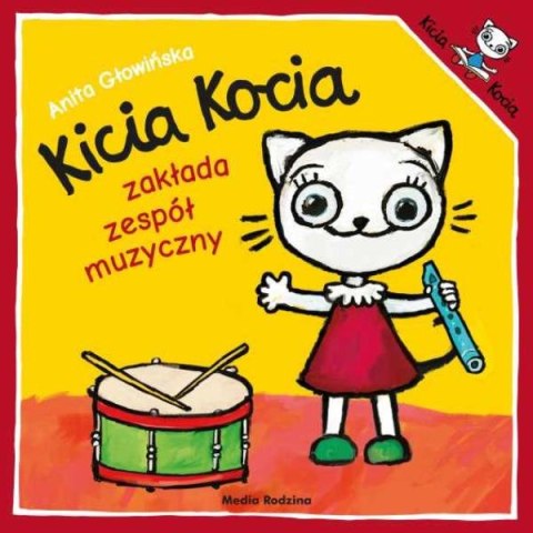 Książeczka Kicia Kocia zakłada zespół muzyczny.