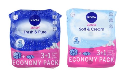 NIVEA BABY Chusteczki 4x63 3+1 SOFT