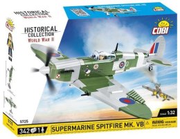 COBI 5725 Historical Collection WWII Samolot myśliwski brytyjski Supermarine Spitfire Mk.VB 352 klocki