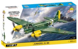 COBI 5733 Historical Collection WWII Samolot Junkers JU-88 1160 klocków